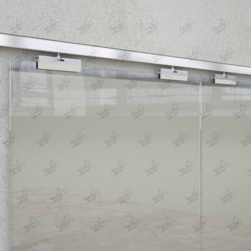 مکانیزم دو درب شیشه ای ریلی آلباتور مدل 9960