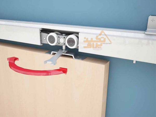 رگلاژ قرقره مکانیزم در ریلی سنگین آلباتور مدل 9700، 9701 و 9720