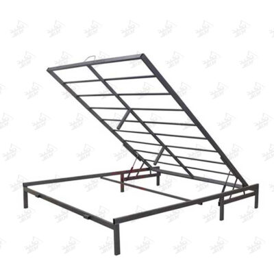 کلاف باکسی جک دار تخت خواب پشت زمینه سفید