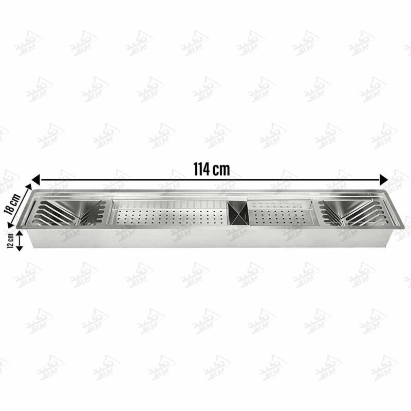 آبچکان توکار استیل برازا 114 سانت
