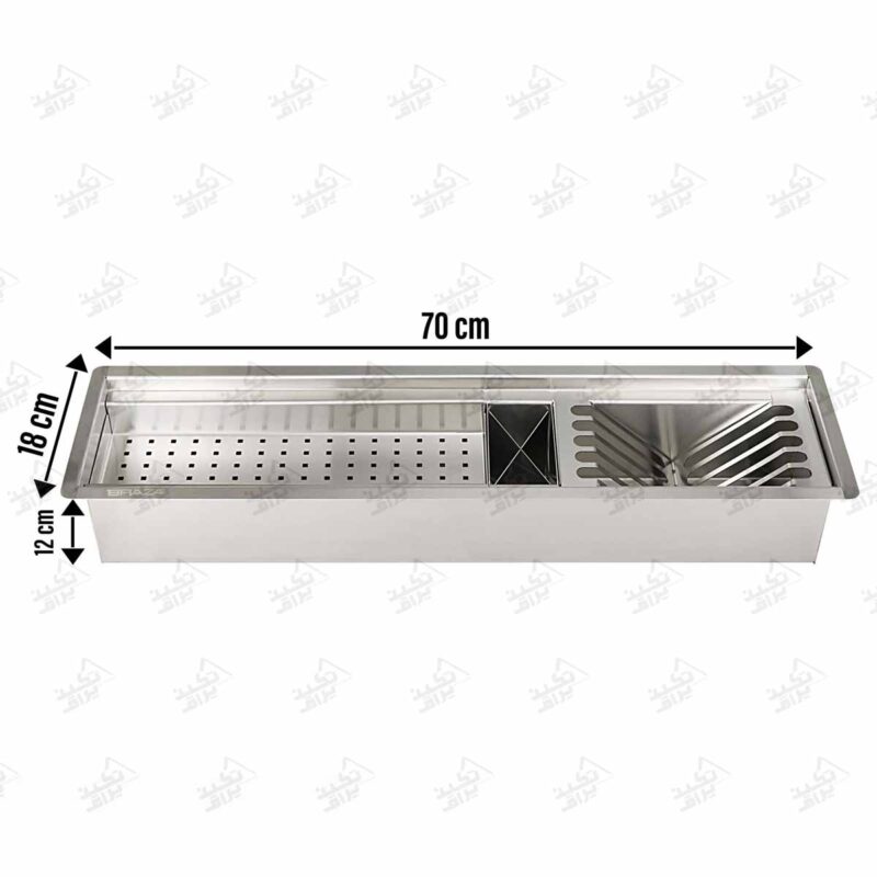 آبچکان توکار استیل برازا 70 سانت