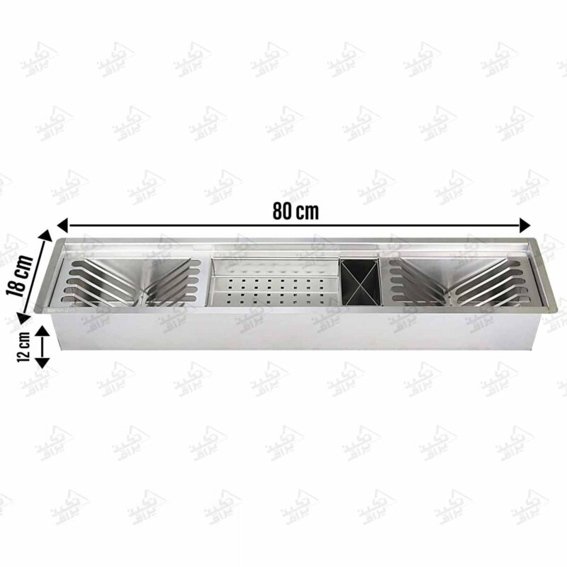 آبچکان توکار استیل برازا 80 سانت
