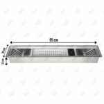 آبچکان توکار استیل برازا 95 سانت