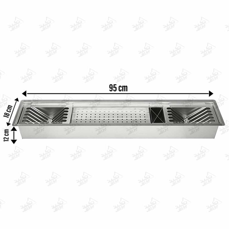 آبچکان توکار استیل برازا 95 سانت