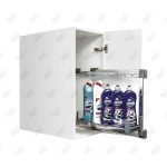 نمونه نصب شده نظم دهنده کابینت زیر سینک ریلی مواد شوینده فانتونی مدل F152