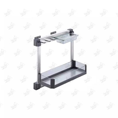 نظم دهنده کابینت زیر سینک ریلی مواد شوینده فانتونی مدل F152 پشت زمینه سفید