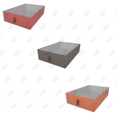 باکس لباس کشویی چرمی فانتونی مدل فرنچ استایل هر سه رنگ