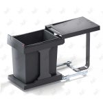 سطل زباله درب کابینتی هایلو مدل Q140 پشت زمینه سفید