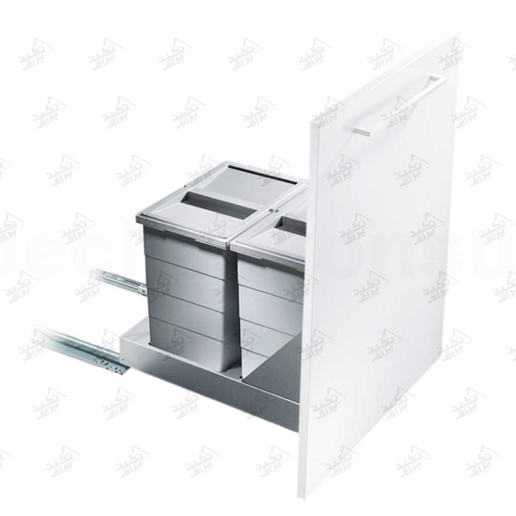 سطل زباله کابینتی هایلو مدل Q240 پشت زمینه سفید