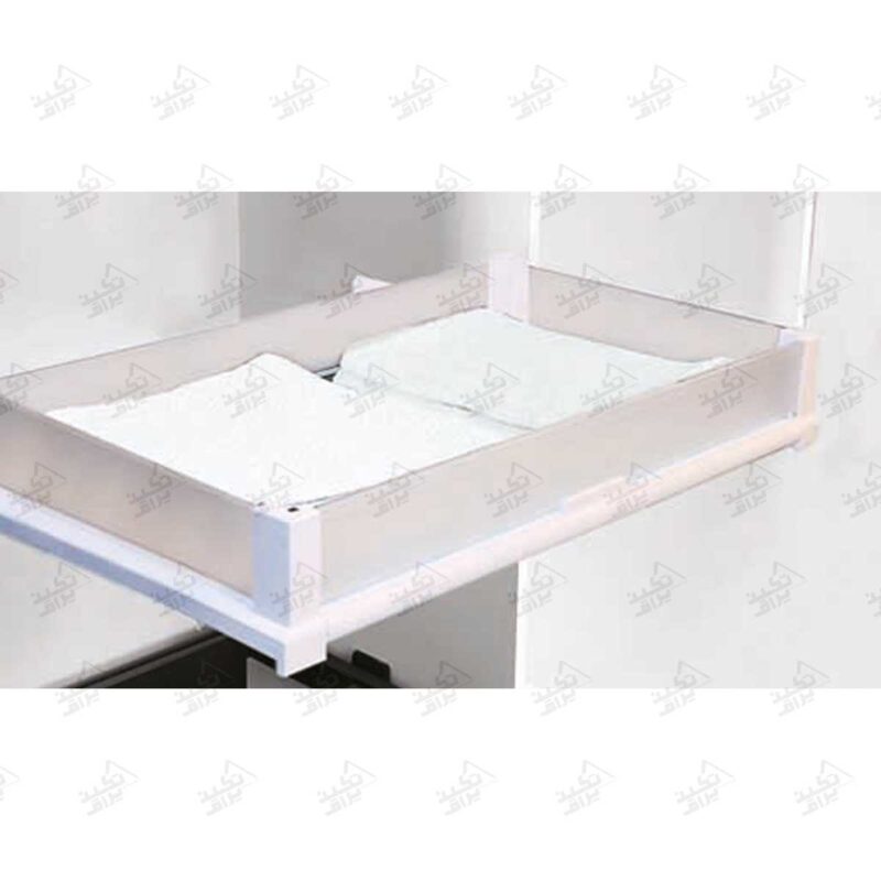 کشو شیشه ای ریلی فانتونی مدل ایتالین سفید