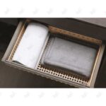 نمونه نصب شده سبد لباس حصیری ریلی فانتونی مدل ایتالین