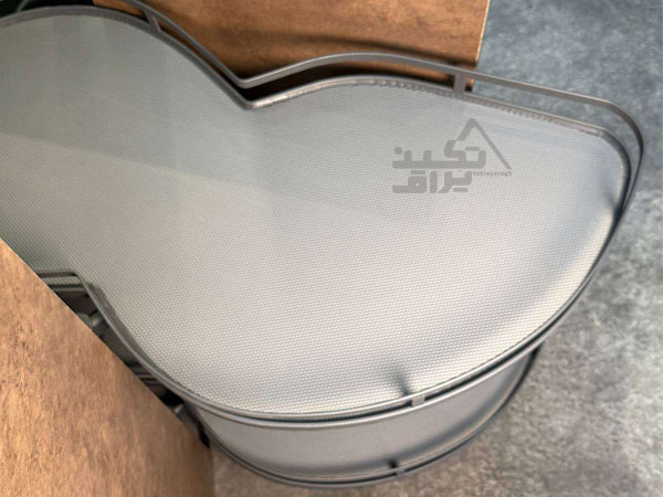 نمونه نصب شده اکسسوری کنج کابینت فانتونی مدل D012، D013، D016، D017