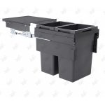 جا سطل زباله در کابینت هایلو مدل Q250 پشت زمینه سفید