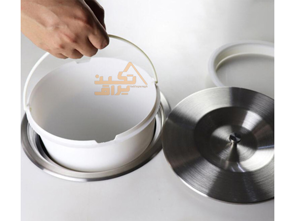 دراوردن مخزن سطل زباله توکار صفحه ای فانتونی مدل Q101