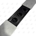 پریز توکار کشویی فانتونی مدل N422 و N423 پشت زمینه سفید