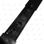 پریز توکار دو طرفه کشویی فانتونی مدل N322 و N323 پشت زمینه سفید