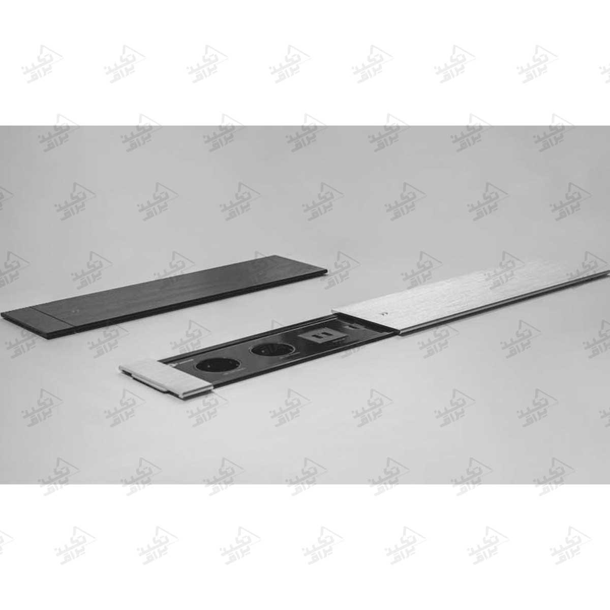 پریز توکار فانتونی مدل N325 و N324 نصب شده پریز ارت دار توکار درب کشویی فانتونی مدل N325 و N324
