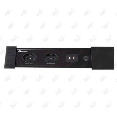 پریز ارت دار توکار درب کشویی فانتونی مدل N325 و N324 درب باز