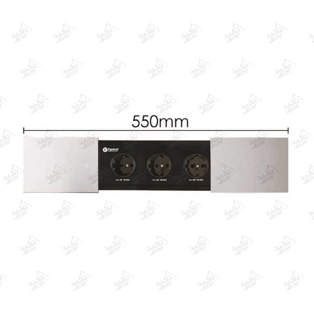 حالت باز شده پریز توکار فانتونی مدل N422 و N423