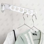نمونه نصب شده رگال لباس دیواری تاشو فانتونی مدل J150 و J151
