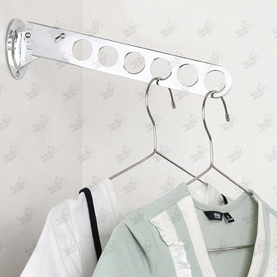 نمونه نصب شده رگال لباس دیواری تاشو فانتونی مدل J150 و J151