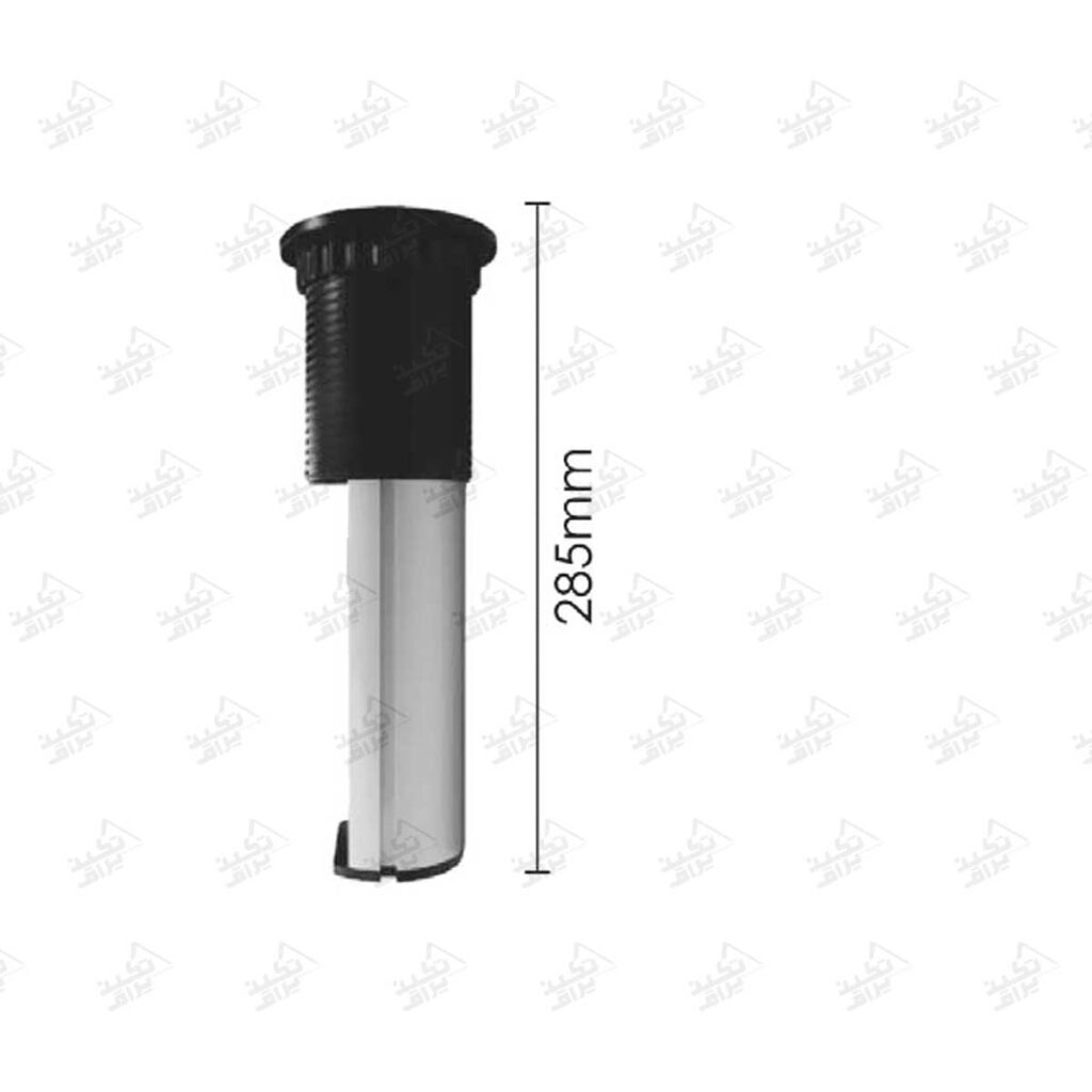 پریز برق استوانه ای فانتونی مدل N371 پشت زمینه سفید