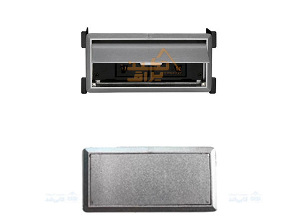 پریز دوتایی توکار پاکت دُر فانتونی مدل N338 و N339 رنگ نقره ای