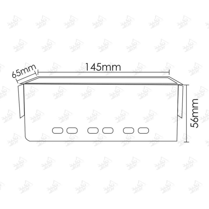 ابعاد برش پریز توکار پاکت دُر فانتونی مدل N338 و N339