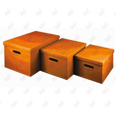 باکس نظم دهنده کمد چرمی فانتونی مدل فرنچ نارنجی