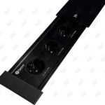 پریز سه راهی توکار فانتونی مدل N425 و N424 پشت زمینه سفید