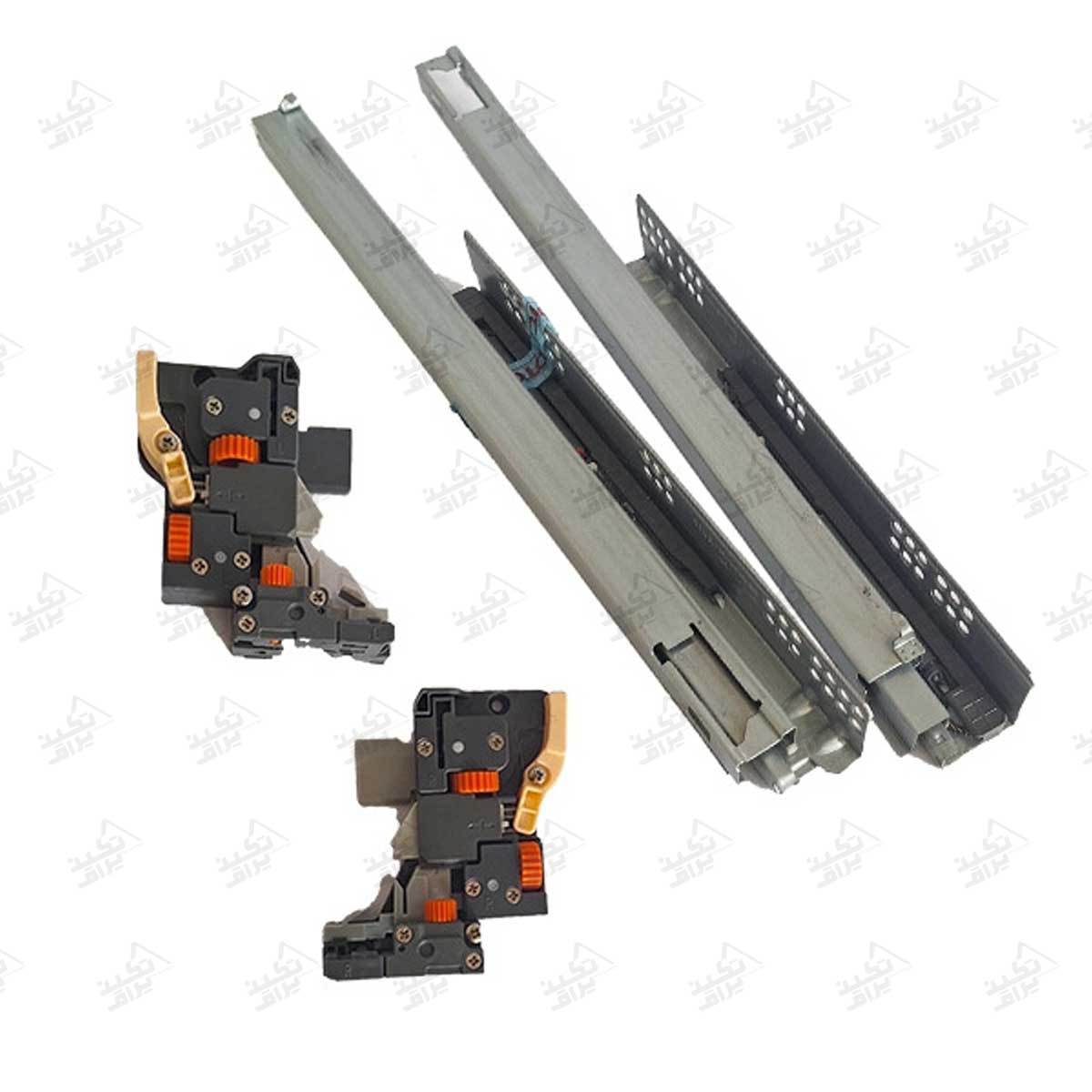 ریل مخفی آرام بند سینکرونایز فانتونی مدل B216~B220 پشت زمینه سفید