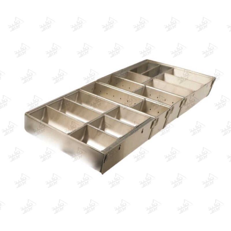 جای قاشق و چنگال کشو استیل فانتونی پشت زمینه سفید