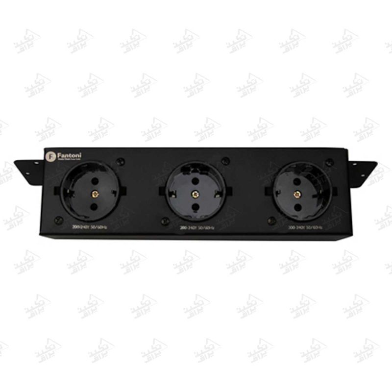 پریز زیر کابینت روکار فانتونی مدل N367 و N368 پشت زمینه سفید
