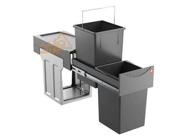 مخازن سطل زباله ریلی زیر سینک هایلو مدل Q130
