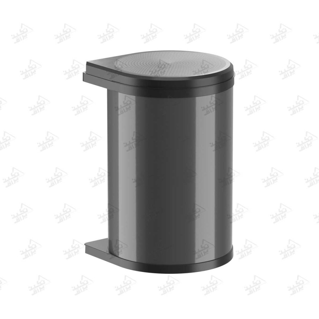 سطل آشغال استیل کابینتی هایلو مدل Q440 پشت زمینه سفید