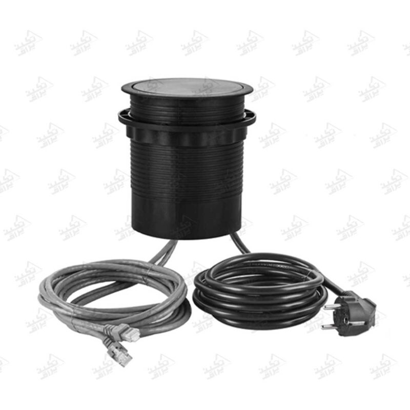 پریز توکار آسانسوری ملونی مدل 10026 پشت زمینه سفید