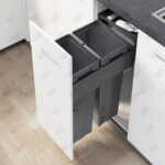 نمونه نصب شده سطل داخل کابینت ملونی مدل 9018