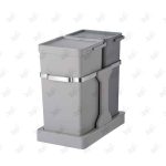سطل زباله کشویی کابینت ملونی مدل 9176 پشت زمینه سفید