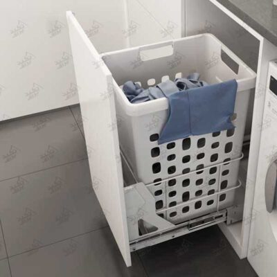 نمونه نصب شده سبد رخت چرک ملونی مدل 9154