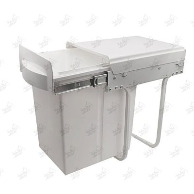 سطل زباله ریلی تک مخزنه ملونی مدل 9034 درب باز