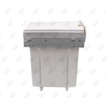 سطل زباله ریلی تک مخزنه ملونی مدل 9034 نمای کنار