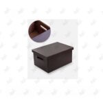 باکس چرمی لباس داخل کمد ملونی موکا