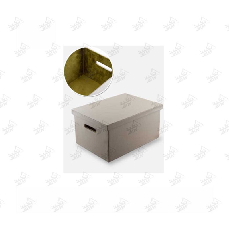 باکس چرمی لباس داخل کمد ملونی استخوانی