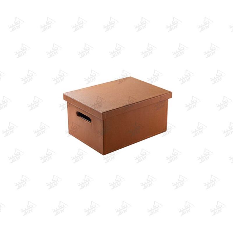 باکس چرمی لباس داخل کمد ملونی شتری