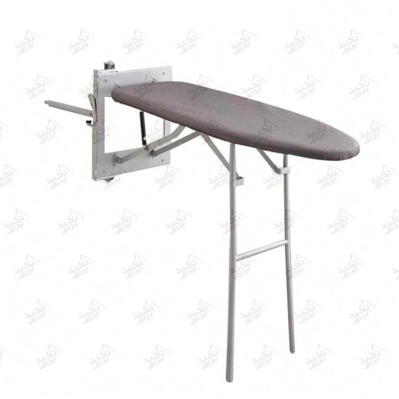 میز اتو ایستاده داخل کمد ملونی مدل 8011 پشت زمینه سفید