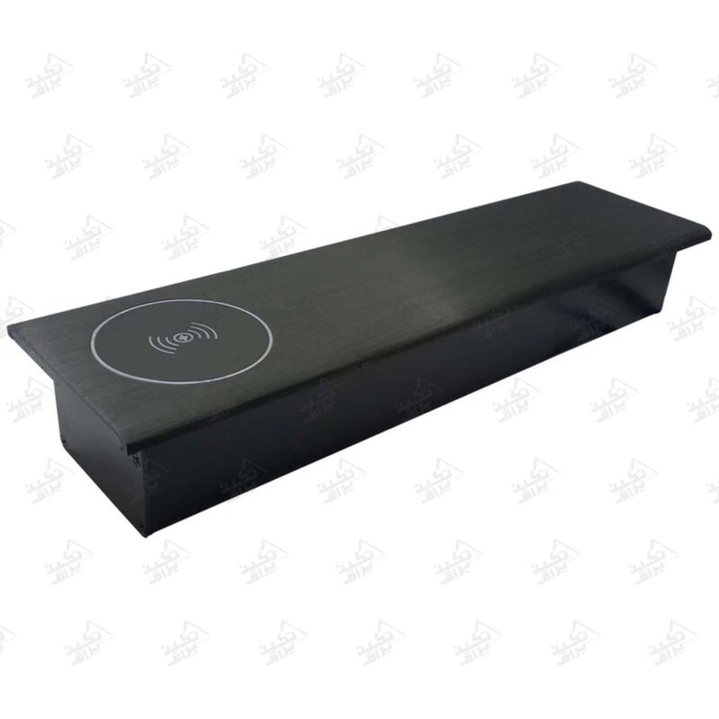 پریز توکار رومیزی ملونی مدل 10068 بسته پشت زمینه سفید