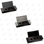 پریز برق روی کابینت سه خانه ملونی مدل 10106 هر سه رنگ