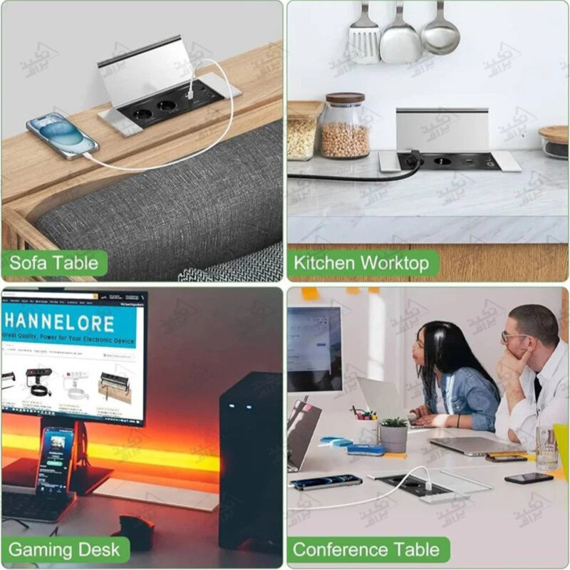 نمونه های نصب شده پریز توکار ملونی مدل 10108