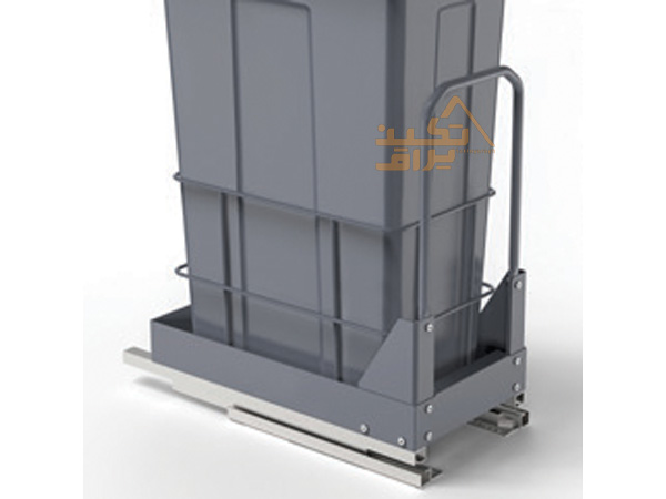 دستگیره سطل آشغال ریلی توکار ملونی مدل 9024