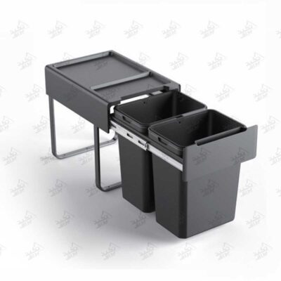 سطل زباله زیر سینک ملونی مدل 9190 پشت زمینه سفید